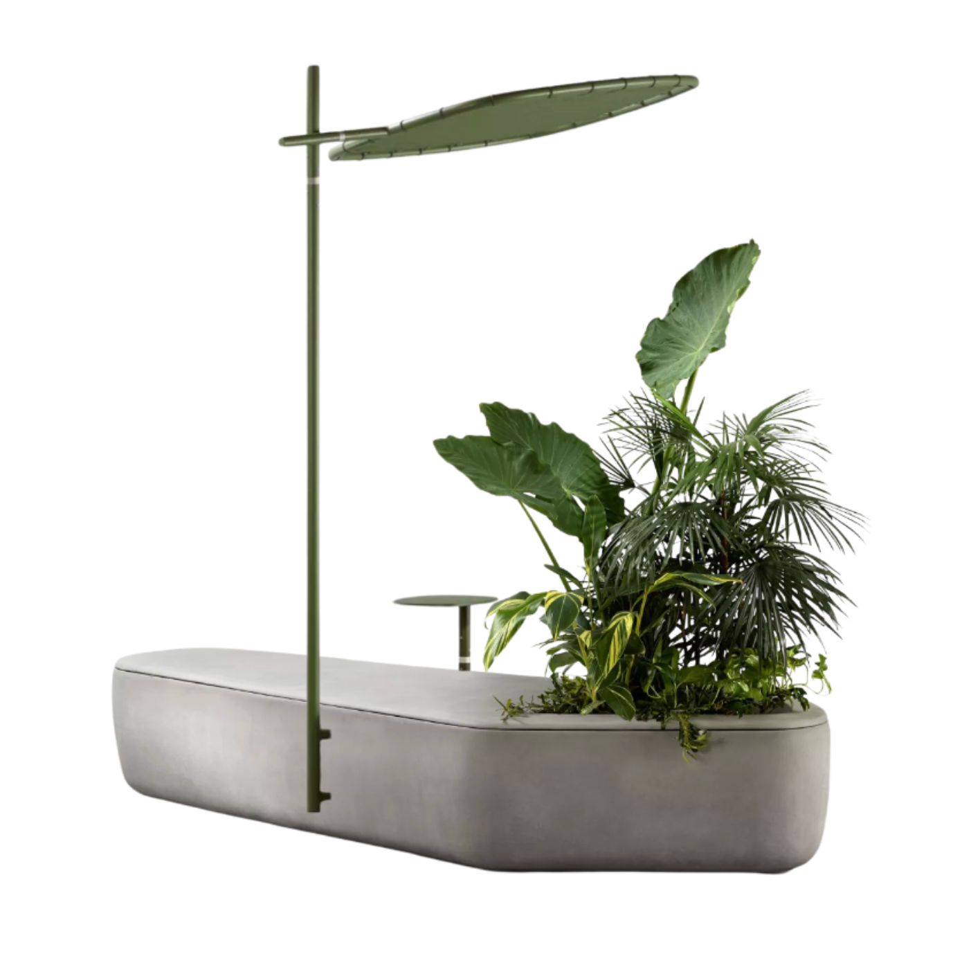 Tait Scape Island with Planter