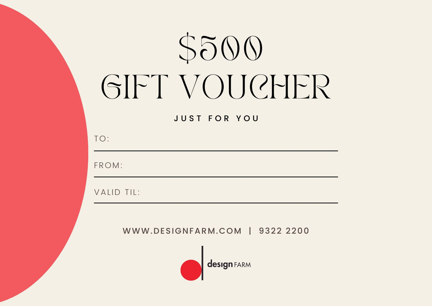 DF GIFT VOUCHER